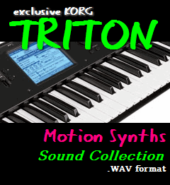 Product picture Korg Triton Motion Synths Sound Collection